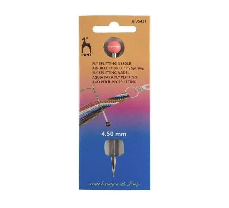 Ply Splitting Needle W/ Wooden Knob (4.5Mm) 2