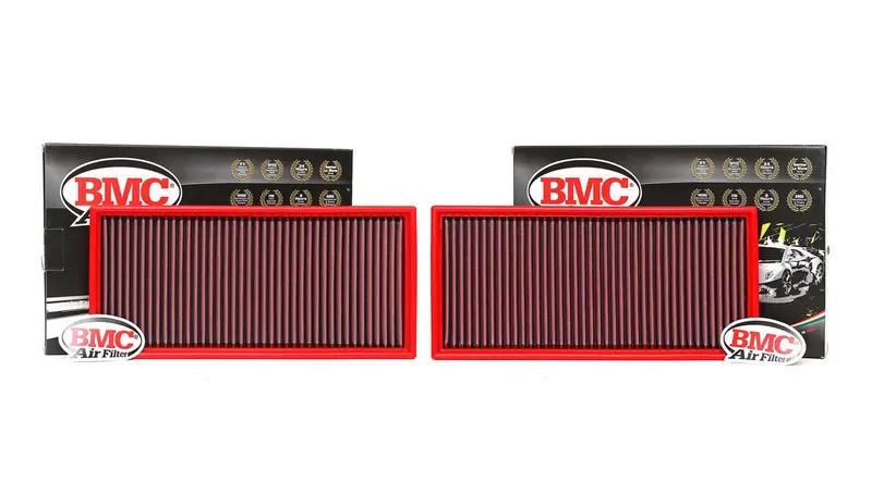 Porsche 957 Cayenne Turbo / Turbo S Bmc F1 Replacement Air Filter (2008-2010) 1