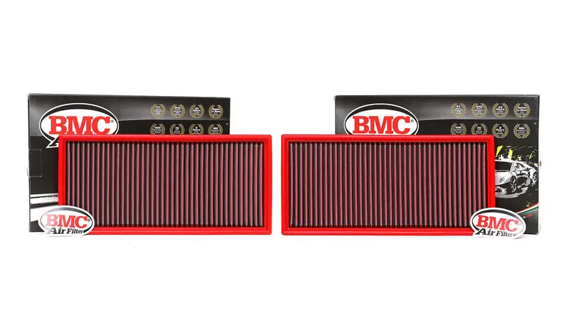 Porsche 958 Cayenne Turbo / Turbo S Bmc F1 Replacement Air Filters (2011-2014) 2