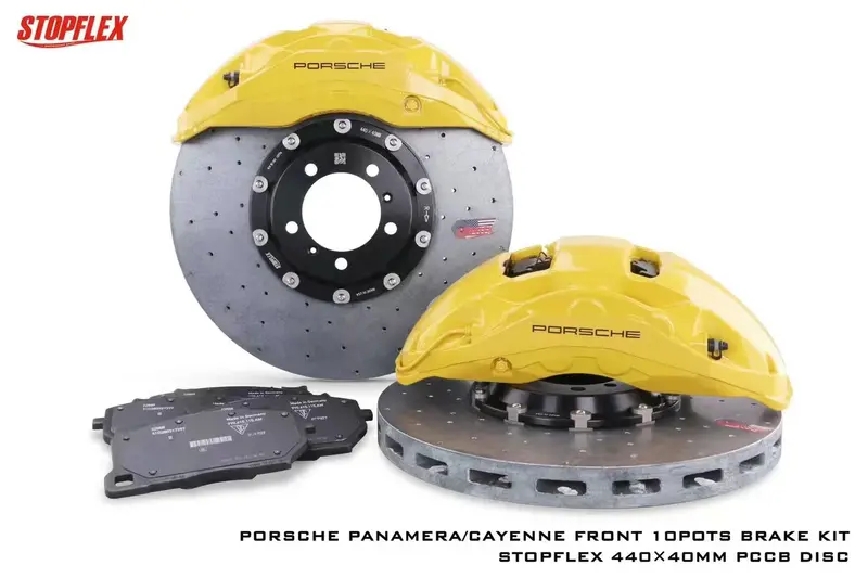 Porsche 971 Panamera 2019+ Pccb Carbon Ceramic Front Brake Kit 1