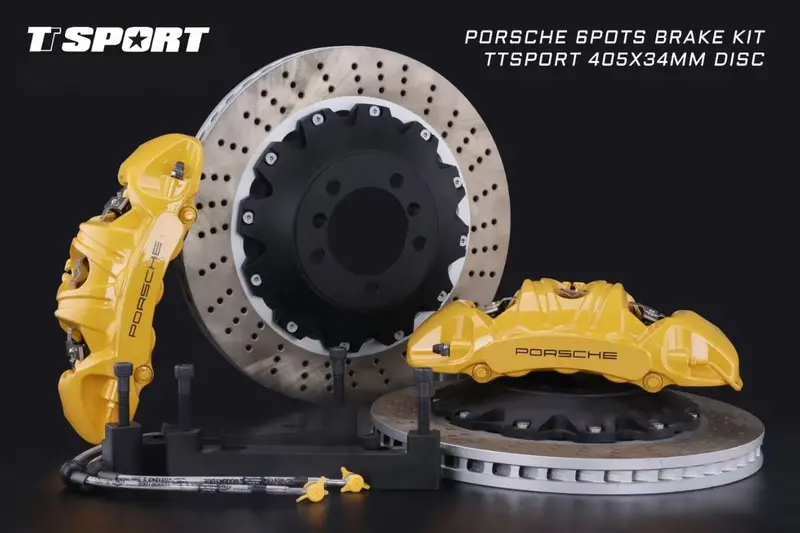 Porsche Gt3 Front 6 Pot W/ 405Mm High Carbon Discs Big Brake Retrofit Kit For Panamera 976 971 1