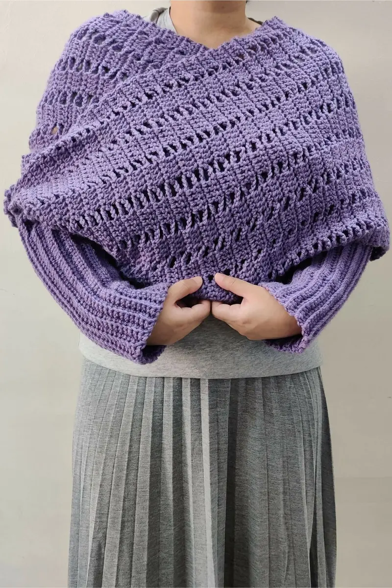 Pretty Chains Sweater Scarf (Crochet) 1