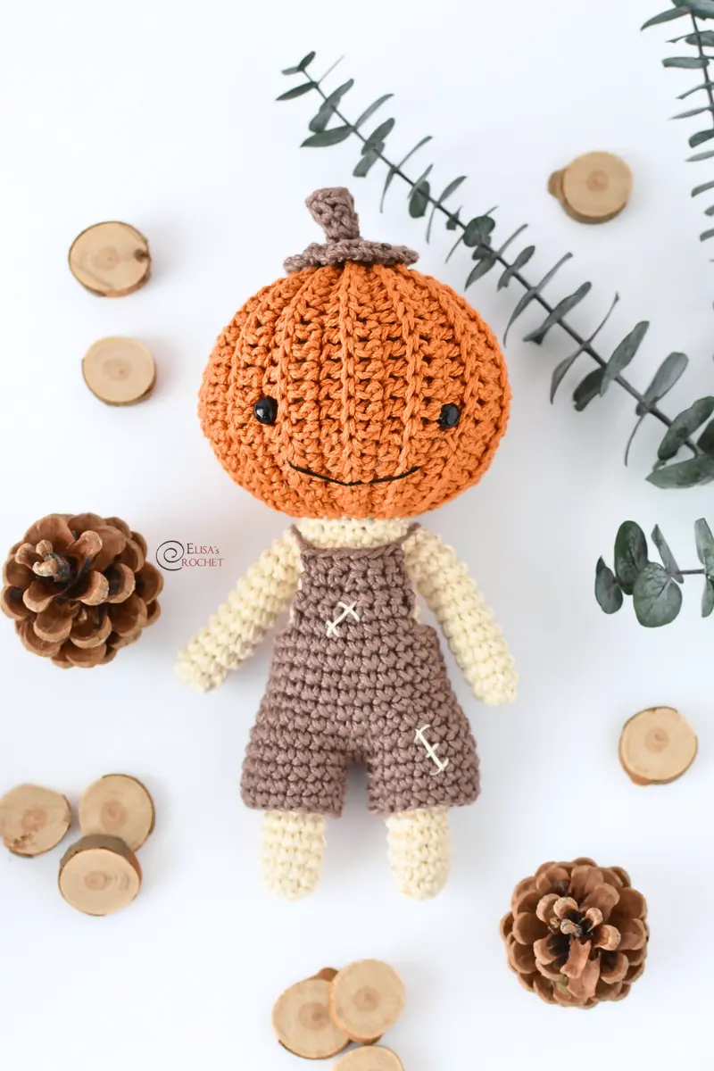 Pumpkin Man (Crochet) 1