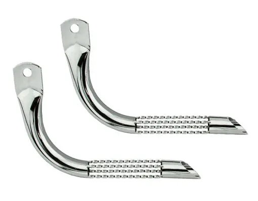 Quadruple Twisted Muffler Chrome. 1