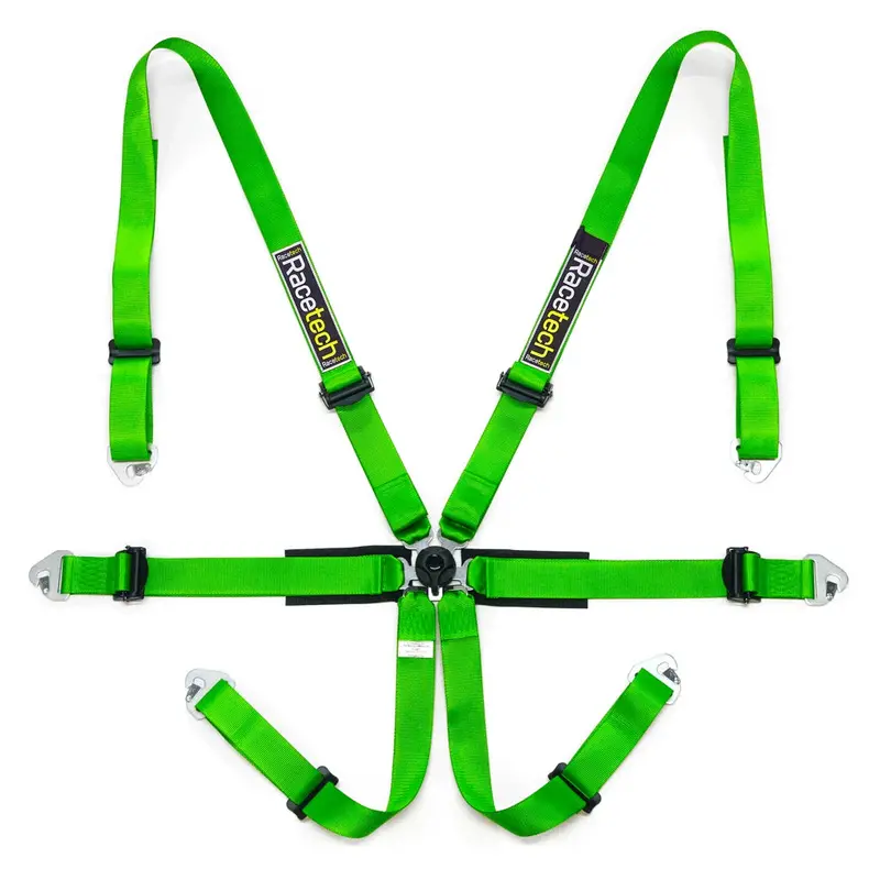 Racetech Pro International 6-Point Harness (Aluminum Adjusters) 1