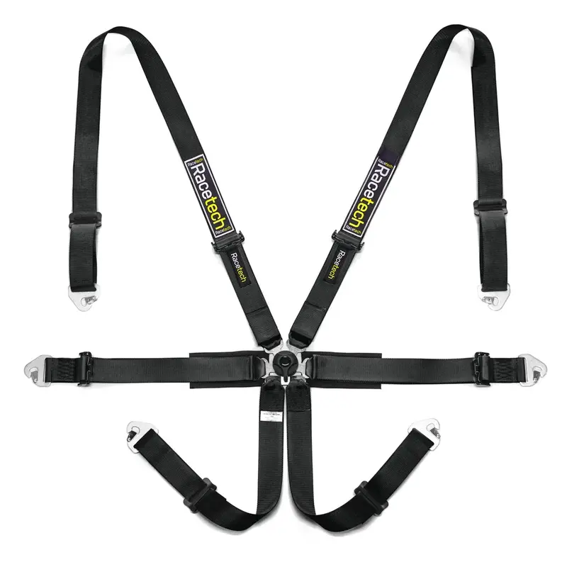 Racetech Pro International 6-Point Harness (Steel Adjusters) 1