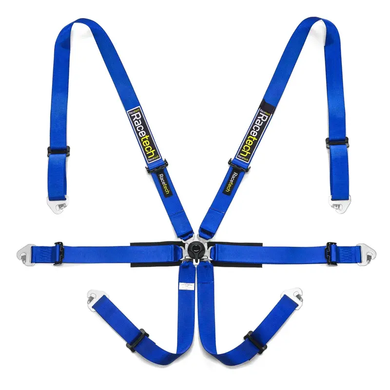 Racetech Pro International 6-Point Harness (Steel Adjusters) 2