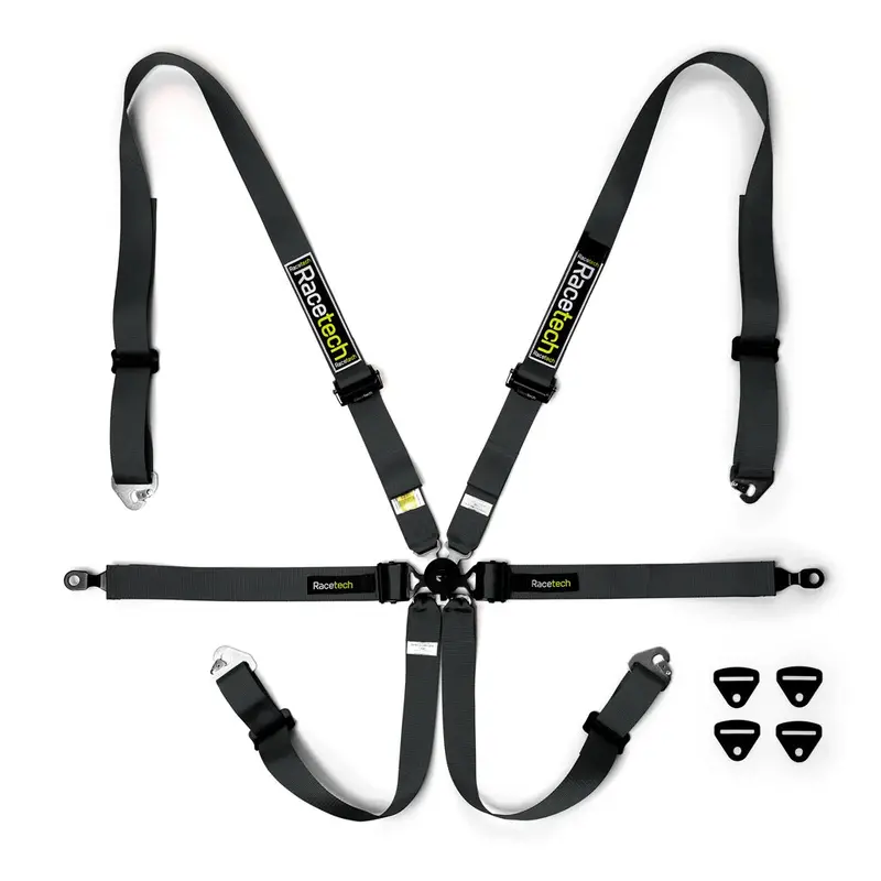 Racetech Pro International 6 Point Lightweight Gt Harness (Porsche Style) 2