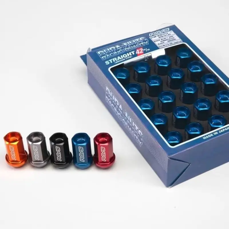 Rays Dura-Nuts Racing Quality 42Mm Straight Nuts Set 1