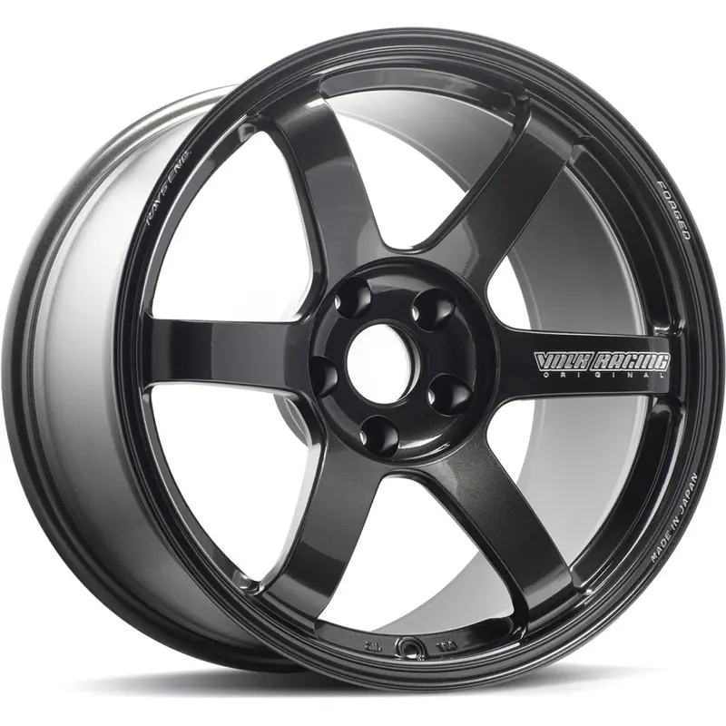 Rays Volk Racing Te37 Saga 18X9.5 +38 5X114.3 Diamond Dark Gunmetal 1