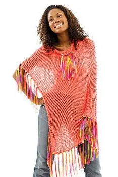 Real Simple Poncho Pattern (Knit) 1