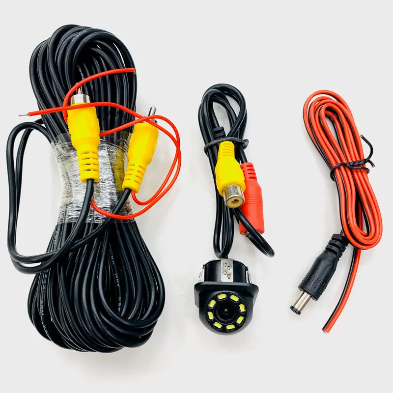 Reversing Camera Hd Cmos 8 Led Night Vision Ip68 Waterproof 10 Meters Harness (Not Suitable For Rcd360) 1