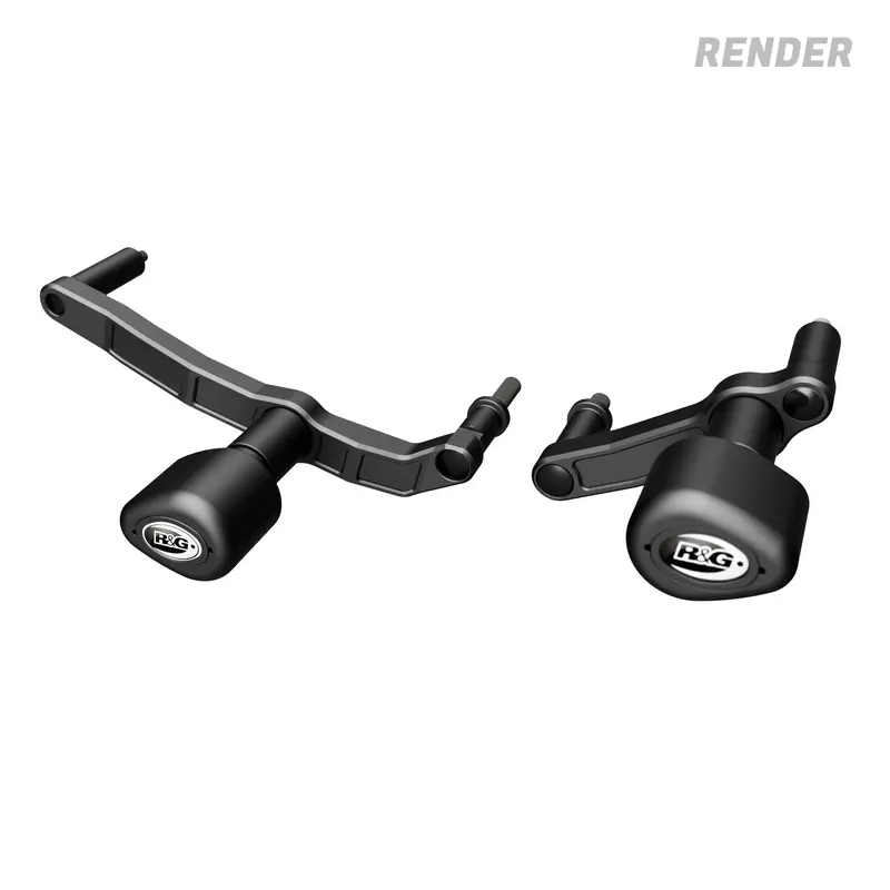 R&G Racing Black Crash Protectors For Ducati Multistrada V4 2023-2026 1
