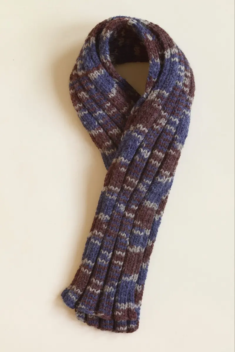 Ribbed Scarf Pattern (Knit) 1