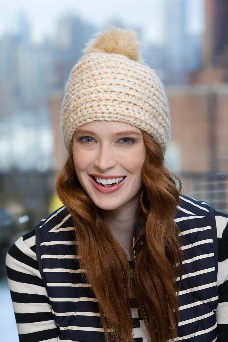 Ridge Pattern Hat Pattern (Crochet) 1