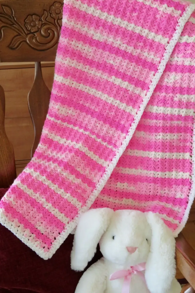 Rock-A-Bye Ice Cream Baby Blanket (Crochet) 1