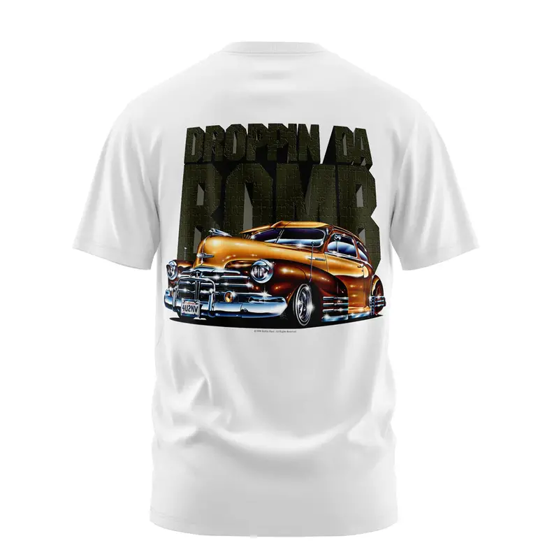 Rollin Hard T Tee Shirt Droppin Da Bomb White (Copy) 1