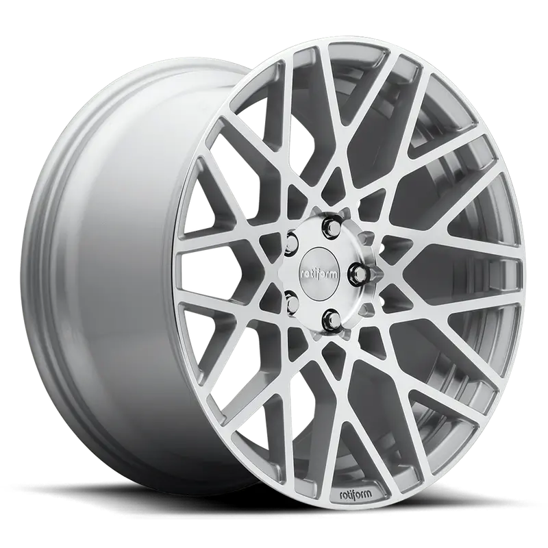 Rotiform R110 Blq Gloss Silver Machined 1