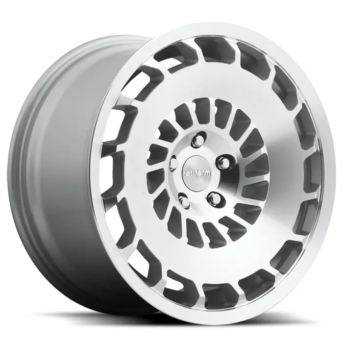 Rotiform R135 Ccv Gloss Silver Machined 1