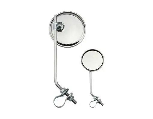 Round Mirror All Chrome. 1