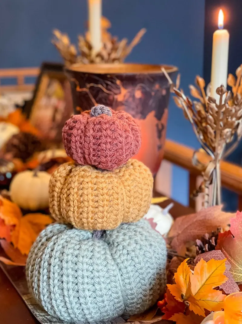 Rustic Chunky Pumpkins (Crochet) 1