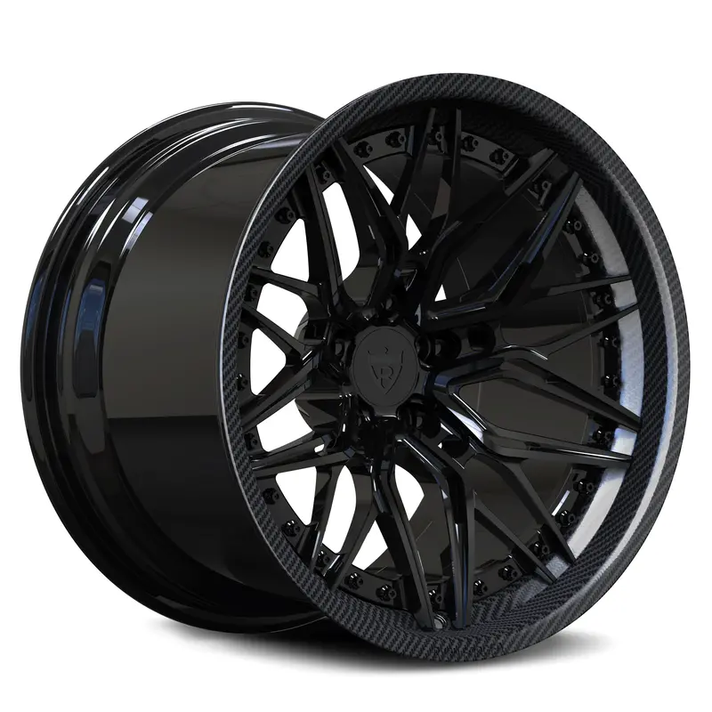 Rv-C081 : Custom Forged 2-Piece Concave Carbon Fiber Wheels 1