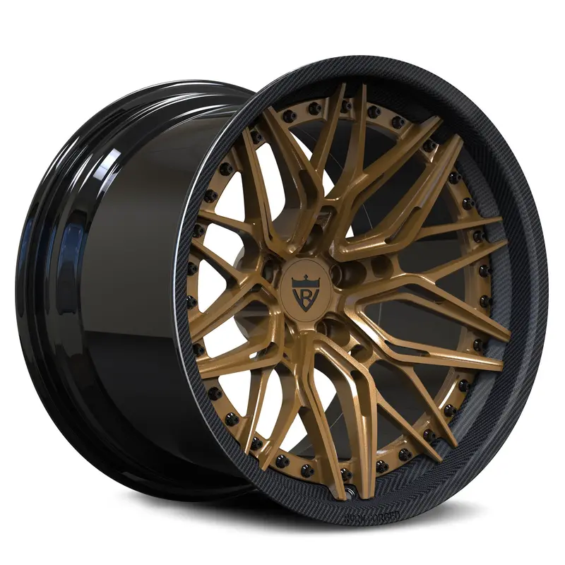 Rv-C081 : Custom Forged 2-Piece Concave Carbon Fiber Wheels 2