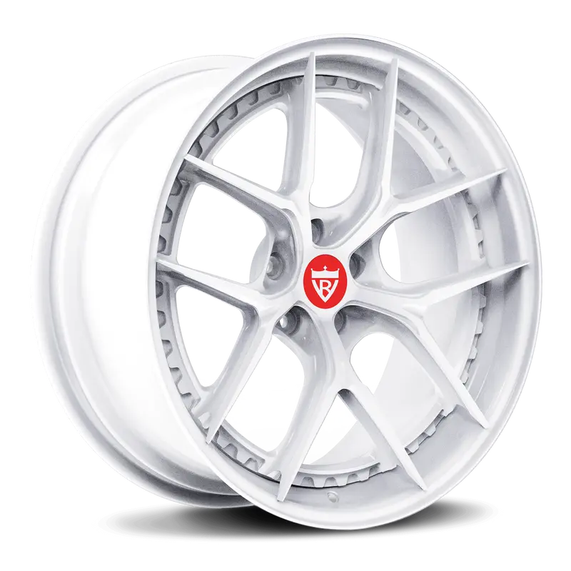 Rv-Db179: Custom 2 Piece Forged White Wheels Series 1