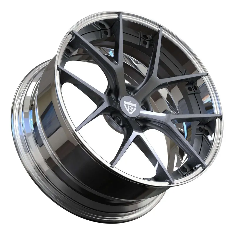 Rv-Db189: Custom 2 Piece Forged Chrome Wheels 2