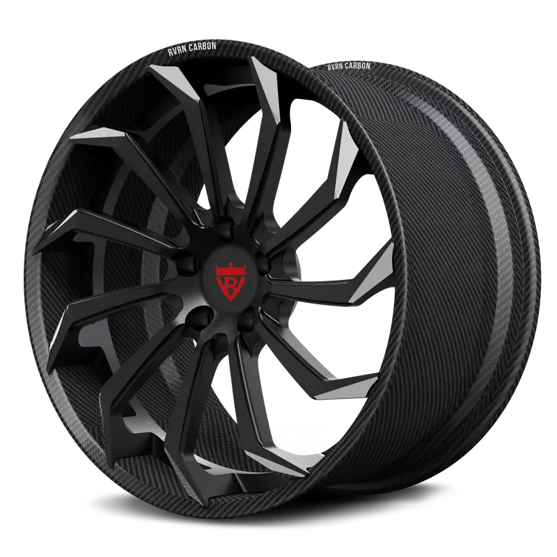 Rv-Dc01 Cf · Genuine 2-Piece Carbon Fiber Multi-Spoke Forged Wheels 1