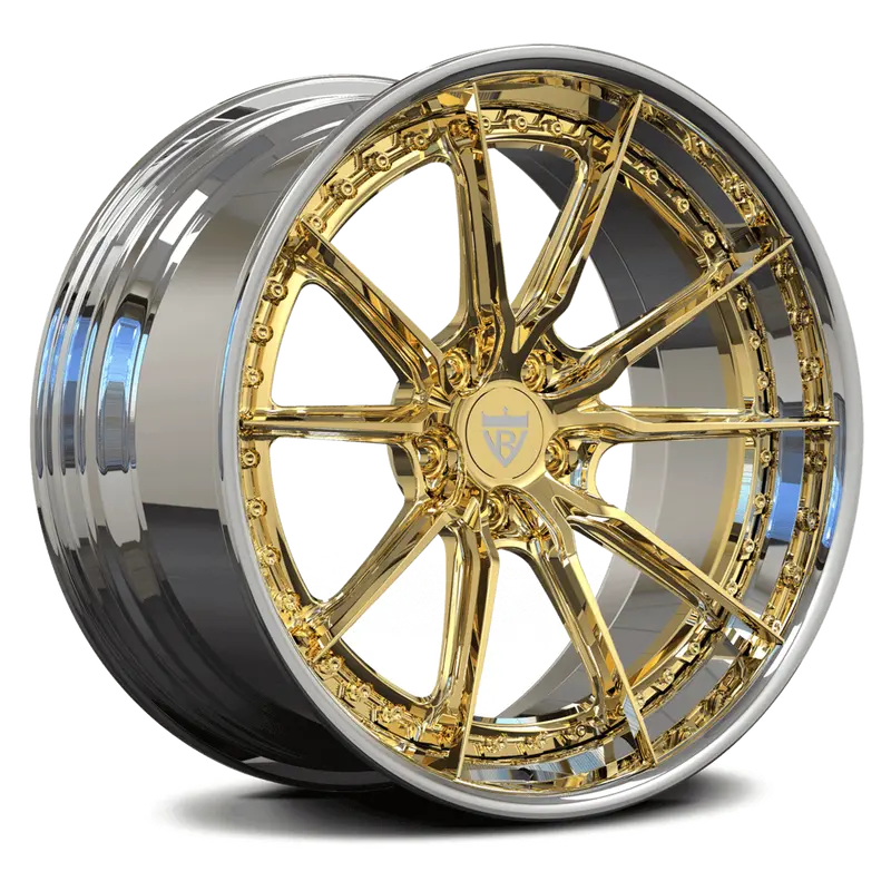 Rv-Dc05: Custom Forged 2-Piece 10-Spoke Flat Lip Wheels 1
