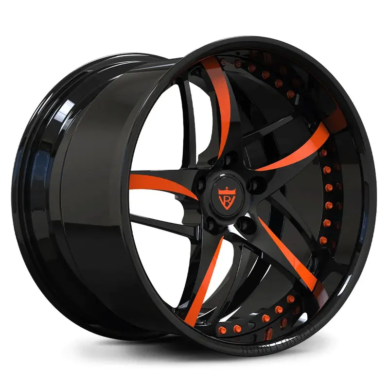 Rv-Dc36d : Custom Forged 2-Piece Deep Dish Wheel 1