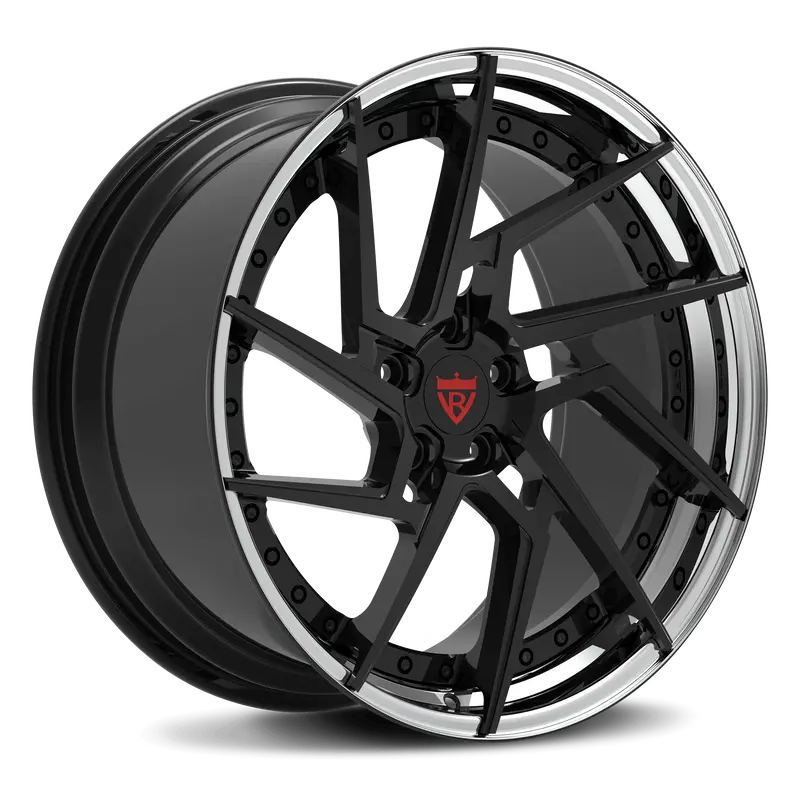 Rv-Df041: Custom 2 Piece Custom Chrome And Black Forged 2