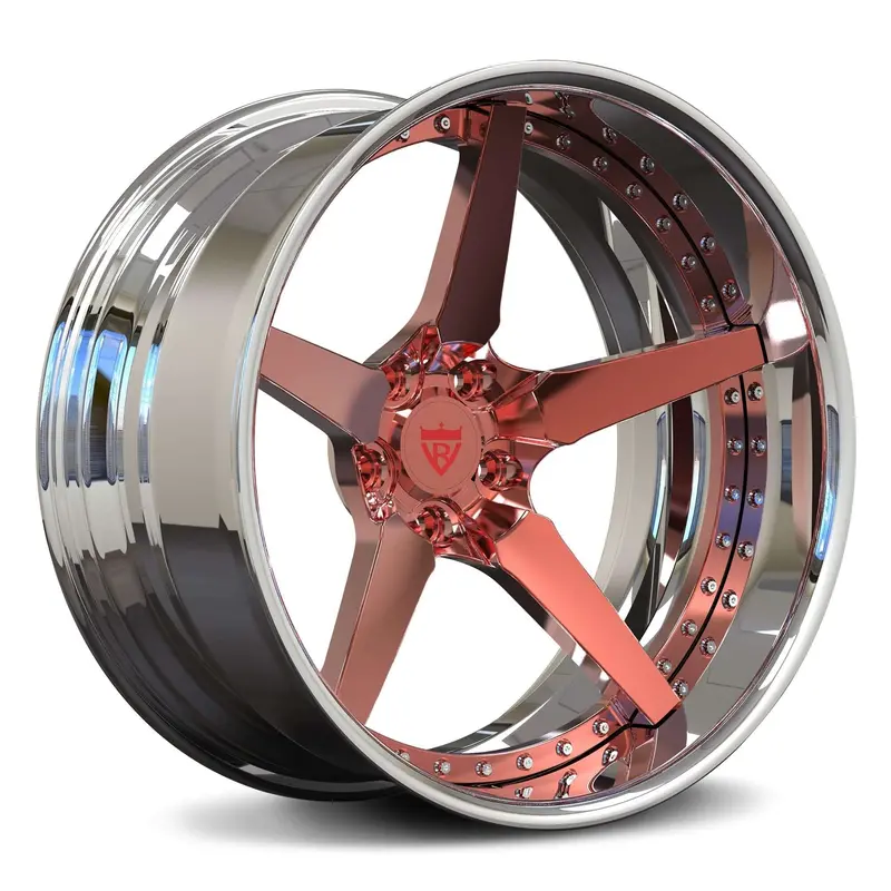 Rv-Df14: Custom Forged 2 Piece 5 Spoke Wheels 1