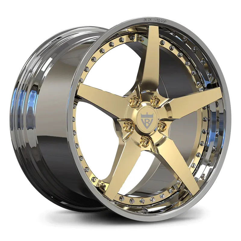 Rv-Df14: Custom Forged 2-Piece 5 Spoke Wheels 1