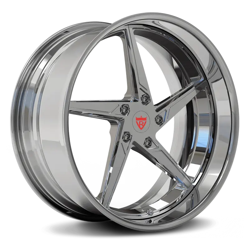 Rv-Dp02: Custom Forged 2-Piece 5 Spoke Deep Dish Wheels 1