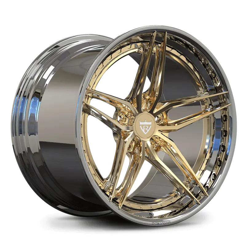 Rv-Dp03 : Custom Forged 2-Piece 5 Spoke Wheels 1