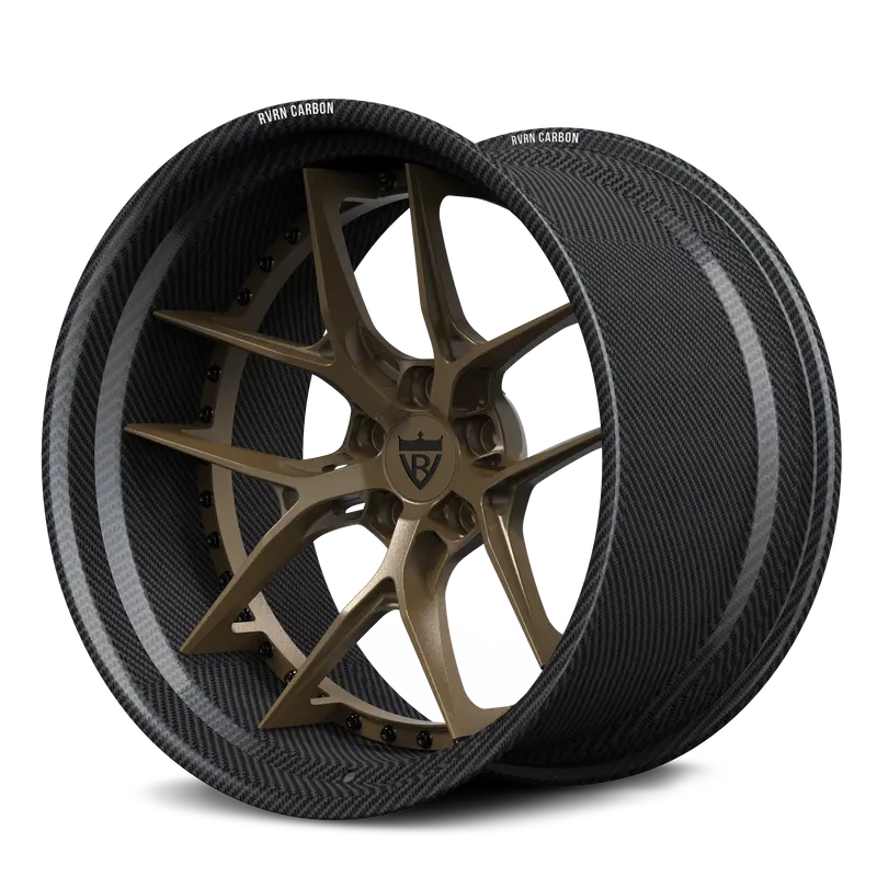 Rv-Dr08d Cf · Genuine Carbon Fiber Deep Lip Forged Wheels 1