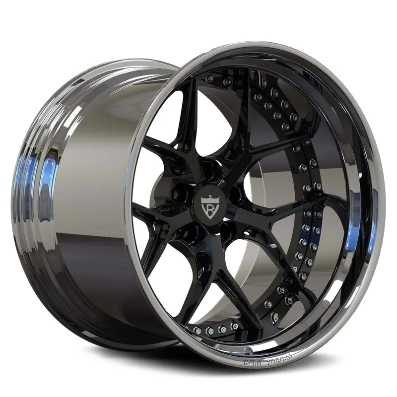 Rv-Dr08d: Custom 2-Piece Deep Dish Forged Wheels 1