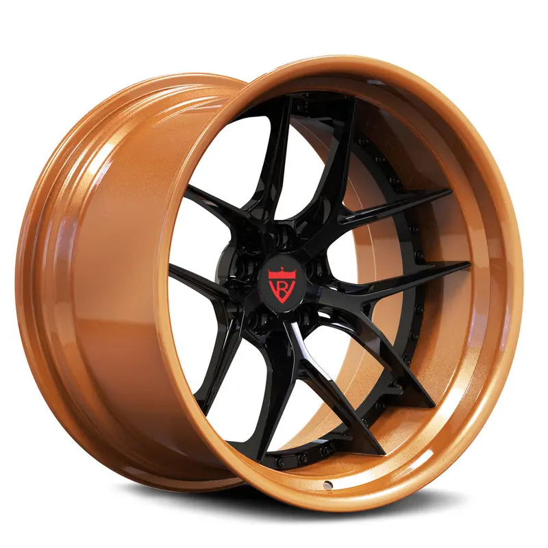 Rv-Dr08d : Custom Forged 2-Piece Step Lip Deep Dish Wheels 1