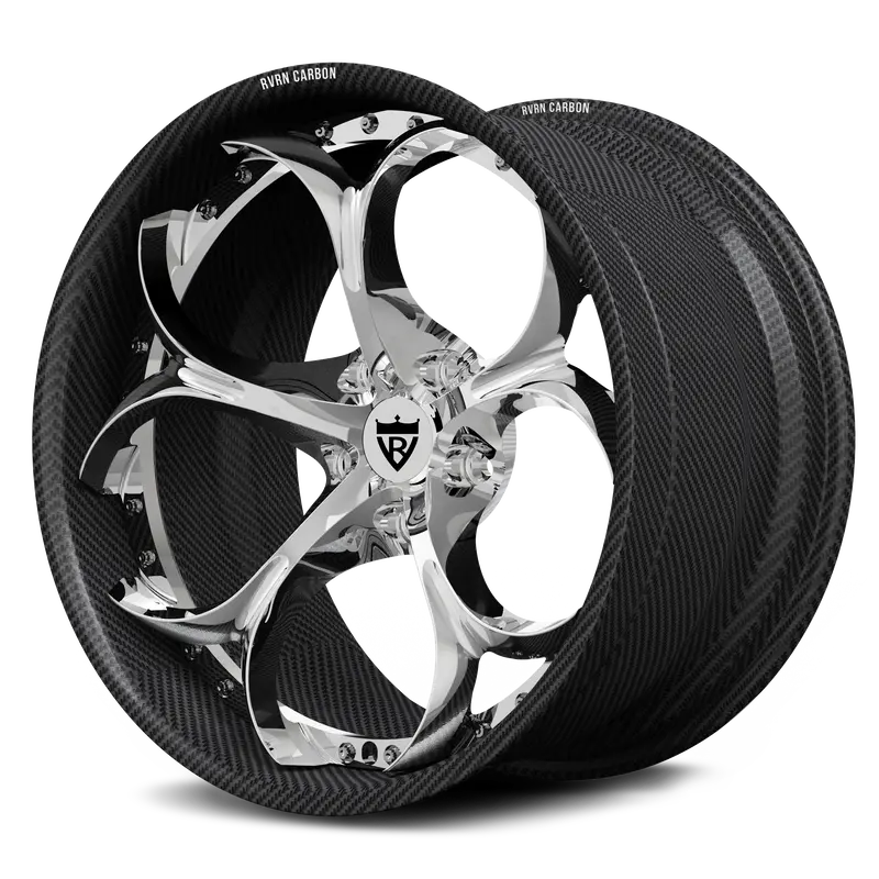 Rv-Ds016 Cf · Genuine Carbon Fiber Petal 5-Spoke Forged Wheels  Wheels 1