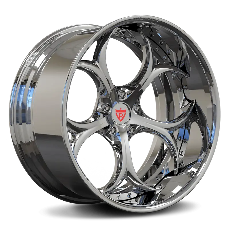 Rv-Ds016: Custom Forged 2-Piece Deep Dish Wheels 1
