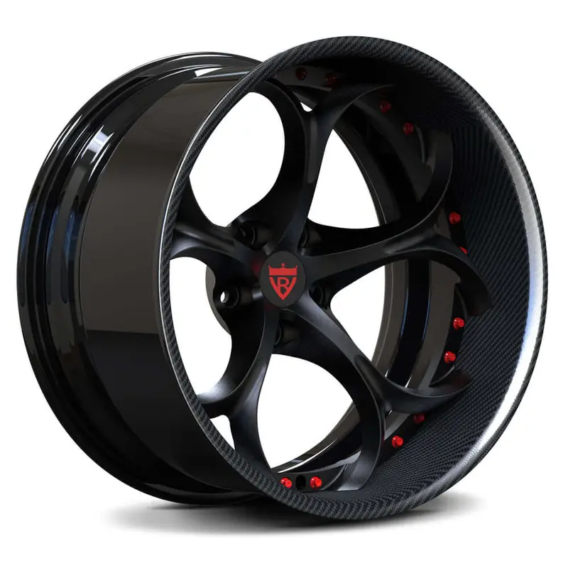 Rv-Ds016: Custom Forged 2-Piece Deep Lip Wheels 1