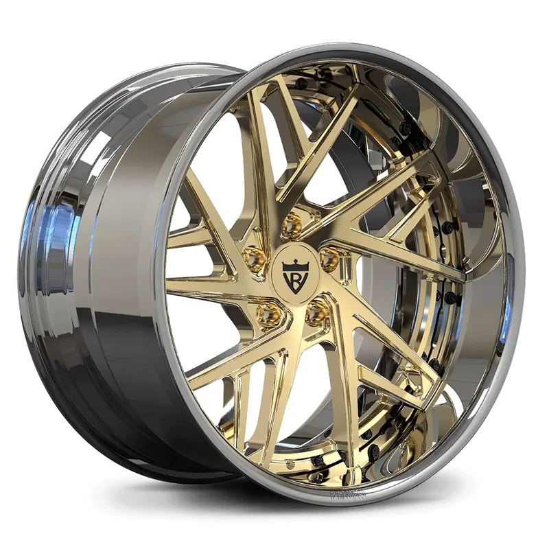 Rv-Ds74: Custom Forged 2-Piece Deep Dish Wheels 1