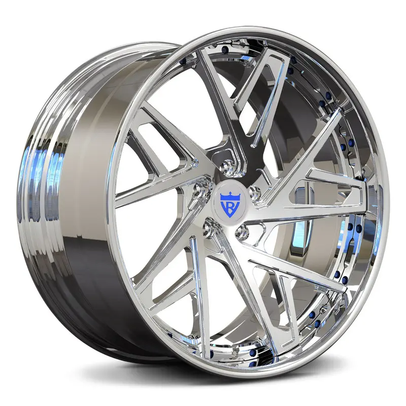 Rv-Ds74: Custom Forged 2-Piece Gold Wheels 2