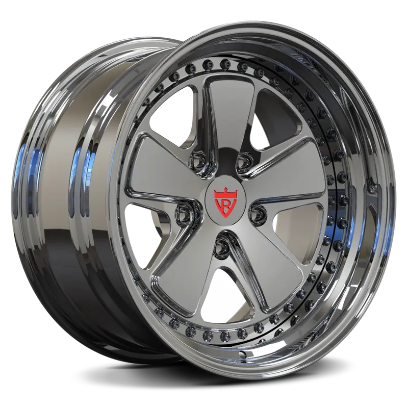 Rv-Dv70 : Custom Forged 2-Piece 5 Spoke Deep Dish Wheels 1