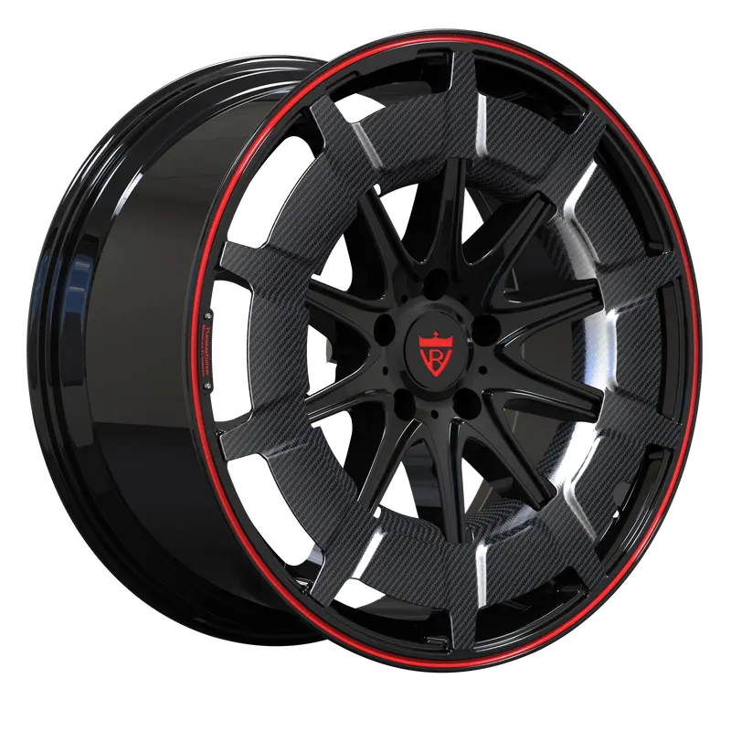 Rv-Mb01: Custom Forged Monoblock Carbon Fiber Multi-Spoke Wheels 1