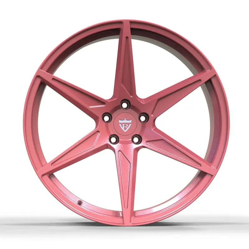 Rv-Mc19: Custom Forged 1-Piece Concave Pink Wheels 2