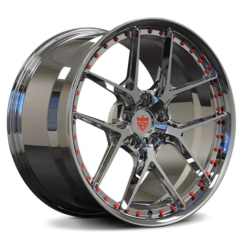 Rv-Mr08: Custom Forged Monoblock Chrome Wheels 1