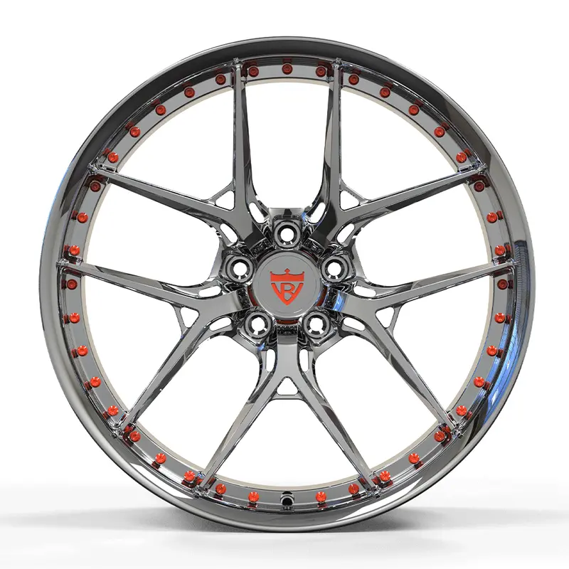 Rv-Mr08: Custom Forged Monoblock Chrome Wheels 2